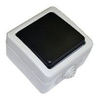 Выключатель одноклавишный 2-полюсный EF600SW, серый, LK Aqua (80004) Выключатель