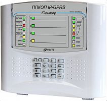 Юпитер-1433 (4 IP/GPRS), пластик, встроенная клавиатура Прибор приемно-контрольный охранно-пожарный