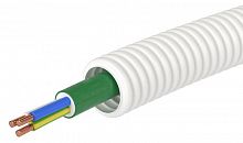 Труба ПЛЛ D=25 + ППГнг(А)-FRHF 3x1,5 (ГОСТ+) (8L82550FRHF) Гофрошланг с кабелем