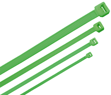 HKG-W25-L100 (100 шт) Хомут кабельный ХКн 2,5х100мм нейлон зеленый
