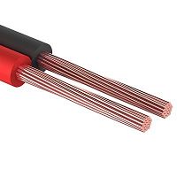 ШВПМ 2х0,75 мм², красно-черный (01-6104-3) Шнур соединительный для видео/аудиосистем