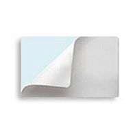 Пластиковые карты CR80 0.30 белые самоклеящиеся (уп. 100 шт.) Наклейка ПВХ для сублимационной печати