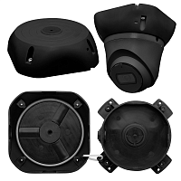 МК-3 PRO (цвет черный) Монтажная коробка для крепления уличных видеокамер