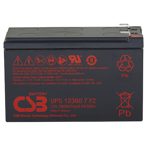 CSB UPS 123607 Аккумулятор герметичный свинцово-кислотный