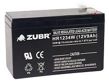 ZUBR HR 1234 W (12V, 9Ah) Аккумулятор герметичный свинцово-кислотный