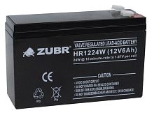 ZUBR HR 1224 W (12V, 6Ah) Аккумулятор герметичный свинцово-кислотный