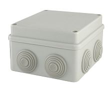 Коробка ОП 110х110х70мм, крышка на винтах, IP55, 8вх. (SQ1401-0124) Распаячная коробка