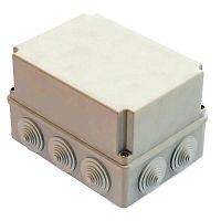 Коробка ОП 190х140х120мм, крышка, IP55, 10 гермовводов (SQ1401-1246) Распаячная коробка