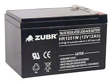 ZUBR HR 1251 W (12V, 12Ah) Аккумулятор герметичный свинцово-кислотный