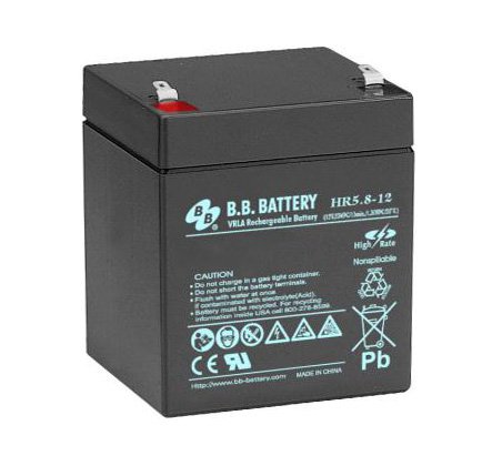 B.B. Battery HR 5.8-12 Аккумулятор герметичный свинцово-кислотный B.B. Battery HR 5.8-12 Аккумулятор герметичный свинцово-кислотный