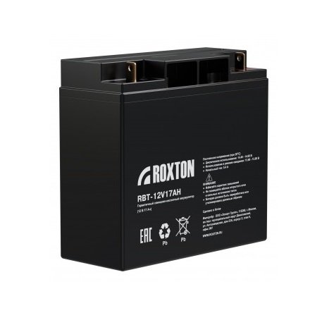 RBT-12V17AH Аккумулятор герметичный свинцово-кислотный RBT-12V17AH Аккумулятор герметичный свинцово-кислотный