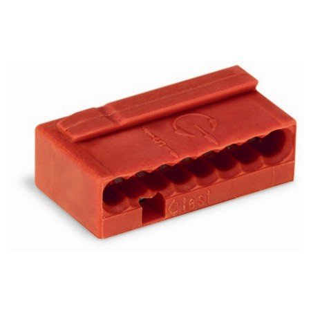 WAGO 243-808 Клемма MICRO 8-проводная красная Клемма для распределительных коробок WAGO 243-808 Клемма MICRO 8-проводная красная Клемма для распределительных коробок