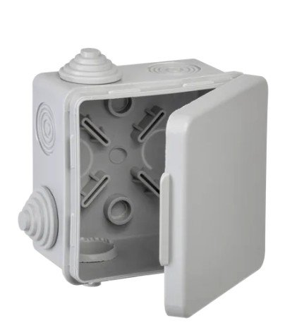 Коробка КМ 80х80х50 GENERICA (UKO31-080-080-050-K03-54G) Коробка распаячная для открытой проводки Коробка КМ 80х80х50 GENERICA (UKO31-080-080-050-K03-54G) Коробка распаячная для открытой проводки