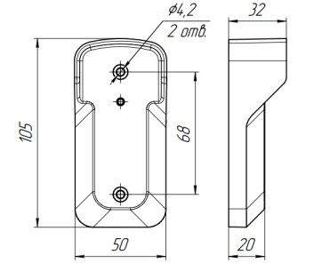 RD-26-EM-Marine IP54 К "Аякс", черный Считыватель фото 2 RD-26-EM-Marine IP54 К "Аякс", черный Считыватель фото 2