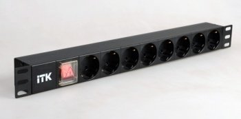 PH12-8D3 Блок розеток 19” PH12-8D3 Блок розеток 19”