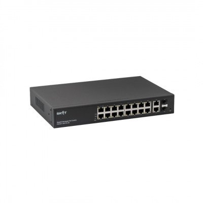 SKAT PoE-M-16G-2G-2S Коммутатор с питанием по PoE SKAT PoE-M-16G-2G-2S Коммутатор с питанием по PoE