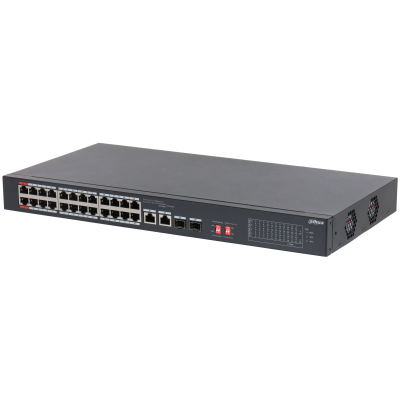 DH-S3226-24ET-375 Сетевой PoE коммутатор DH-S3226-24ET-375 Сетевой PoE коммутатор