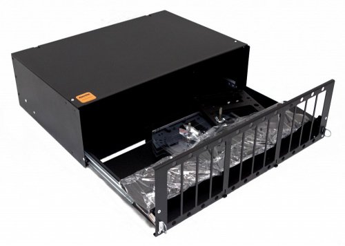 FO-19R-3U-12xSLT-W140H42-96UN-BK Кросс оптический 19'' FO-19R-3U-12xSLT-W140H42-96UN-BK Кросс оптический 19''