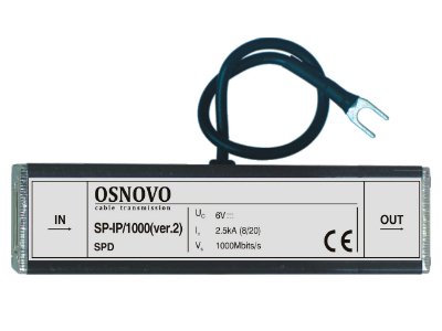SP-IP/100(ver2) Устройство грозозащиты цепей Ethernet