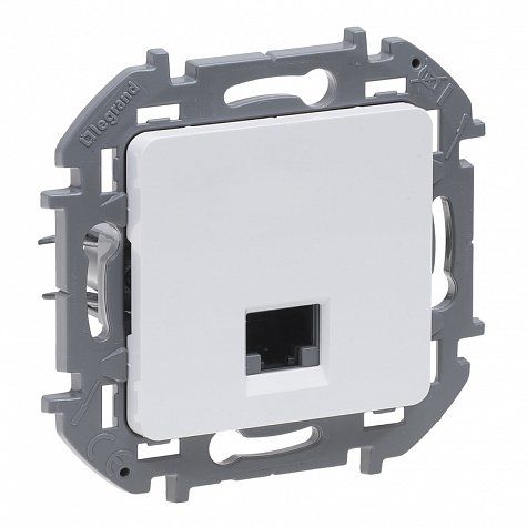 Inspiria розетка компьютерная RJ45, 5e UTP, скрытой установки, белая (673825) Розетка компьютерная Inspiria розетка компьютерная RJ45, 5e UTP, скрытой установки, белая (673825) Розетка компьютерная