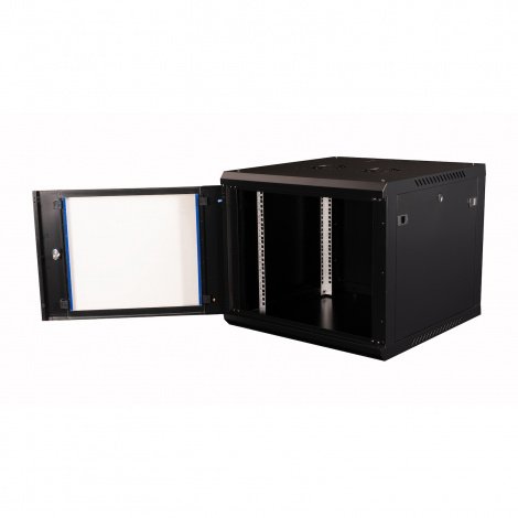DR-632101 Шкаф телекоммуникационный 19" настенный, дверь стекло, 9U фото 2 DR-632101 Шкаф телекоммуникационный 19" настенный, дверь стекло, 9U фото 2