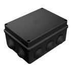 Коробка распределительная 40-0310-9005 для о/п безгалогенная (HF) черная 150х110х70 Коробка распределительная