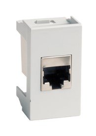 Розетка RJ-45 Viva 1 модуль серая (45138) Розетка компьютерная с одним разъёмом Розетка RJ-45 Viva 1 модуль серая (45138) Розетка компьютерная с одним разъёмом