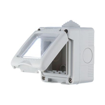 Коробка герметичная 45х45мм IP55, серая, LK45 (855003) Коробка герметичная с прозрачной, силиконовой панелью Коробка герметичная 45х45мм IP55, серая, LK45 (855003) Коробка герметичная с прозрачной, силиконовой панелью