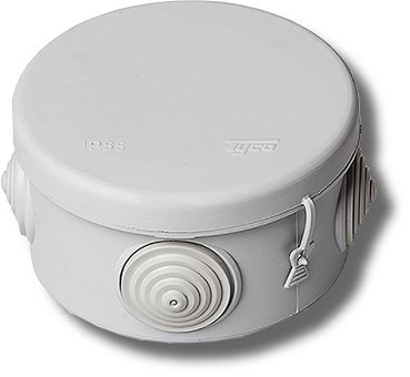 Коробка TYCO 60 мм (67010) Коробка ответвительная с 4 кабельными вводами Коробка TYCO 60 мм (67010) Коробка ответвительная с 4 кабельными вводами
