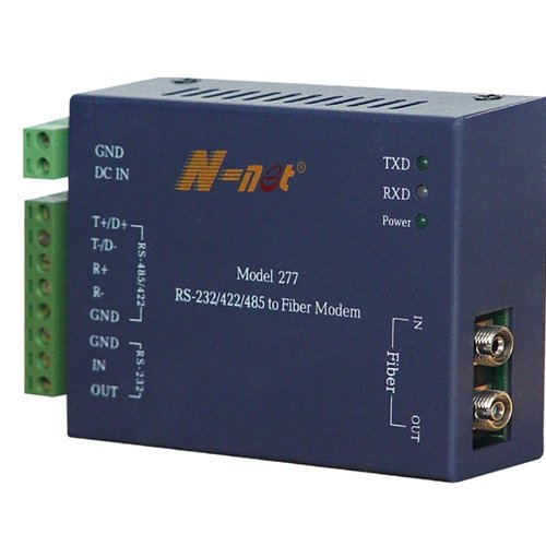 NT-277S Преобразователь интерфейсов RS-232/422/485 в оптику