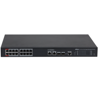 DH-S4220-16GT-240 Сетевой PoE коммутатор DH-S4220-16GT-240 Сетевой PoE коммутатор