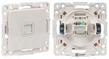 Стокгольм Механизм Розетки RJ-45 1-местной (EYK01-035-10) Механизм Розетки RJ-45 1-местной