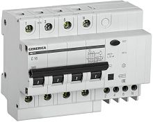 АД14 4Р 16А 30мА GENERICA (MAD15-4-016-C-030) Автоматический выключатель дифференциального тока