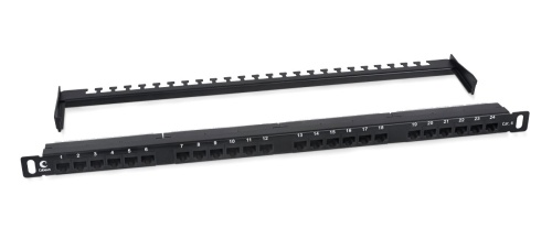 PLHD-24-Cat.6-Dual-180-0,5U (9664c) Патч-панель 19"