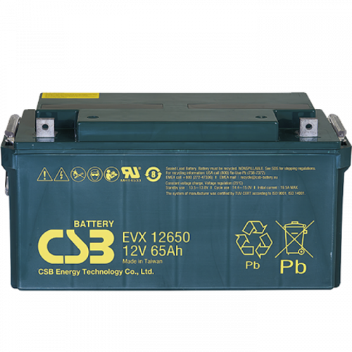 CSB EVX 12650 Аккумулятор герметичный свинцово-кислотный CSB EVX 12650 Аккумулятор герметичный свинцово-кислотный