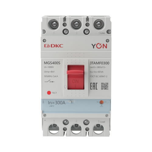 YON MGS400 3P 240-300A 60kA (MGS400S-3TAMF0300) фото 2