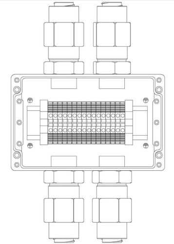 КВМК 1608 Коробка коммутационная взрывозащищенная