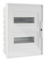Щиток встраиваемый с дверцей 24 модуля белый FRAME с 4 шинами PEN (F24B1WT)
