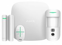 Ajax StarterKit Cam Plus (white) Комплект охранной сигнализации радиоканальный
