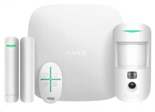 Ajax StarterKit Cam (white) Комплект охранной сигнализации радиоканальный