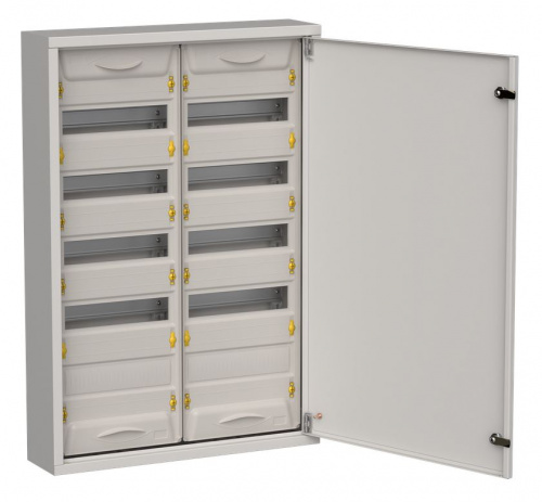 Корпус металлический TITAN 5 ЩРн-120 (2х60) 835х570х140 IP31 одна дверь серый (TI5-50-N-2х060-31-7035)