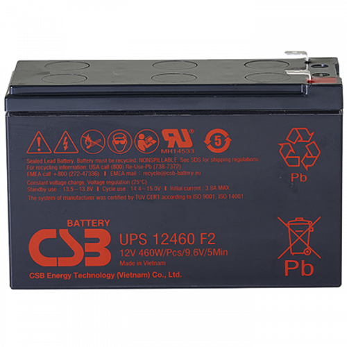 CSB UPS 12460 Аккумулятор герметичный свинцово-кислотный CSB UPS 12460 Аккумулятор герметичный свинцово-кислотный