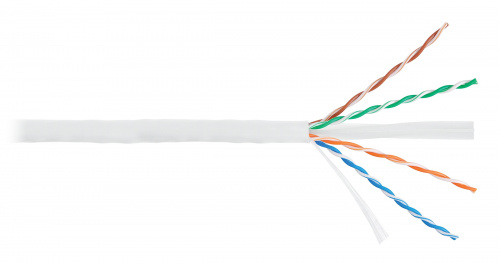 U/UTP 4pair, Cat6, Solid, In, LSZH (NKL 4140C-WT) Кабель «витая пара» (LAN) для структурированных систем связи
