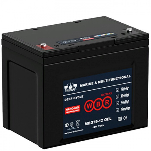 WBR MBG75-12 Аккумулятор герметичный свинцово-кислотный WBR MBG75-12 Аккумулятор герметичный свинцово-кислотный