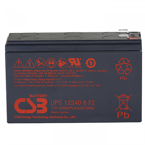 CSB UPS 122406 Аккумулятор герметичный свинцово-кислотный CSB UPS 122406 Аккумулятор герметичный свинцово-кислотный
