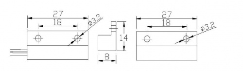 SP-DM115NCNO-BR Извещатель охранный точечный магнитоконтактный фото 2 SP-DM115NCNO-BR Извещатель охранный точечный магнитоконтактный фото 2