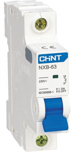 NXB-63S (R) 1п C 10А 4.5кА CHINT (296709) Автоматический выключатель NXB-63S (R) 1п C 10А 4.5кА CHINT (296709) Автоматический выключатель