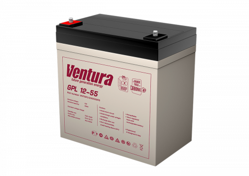 Ventura GPL 12-55 Аккумулятор герметичный свинцово-кислотный Ventura GPL 12-55 Аккумулятор герметичный свинцово-кислотный