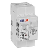 OptiDin D63-22C10-AC-У3 2п C10 30мА 4.5кА, КЭАЗ (328097) Дифференциальный автоматический выключатель