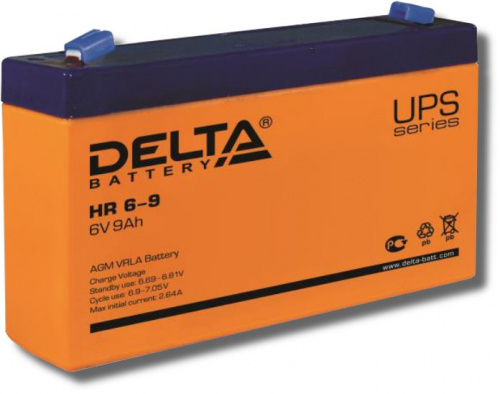 Delta HR 6-9 Аккумулятор герметичный свинцово-кислотный Delta HR 6-9 Аккумулятор герметичный свинцово-кислотный